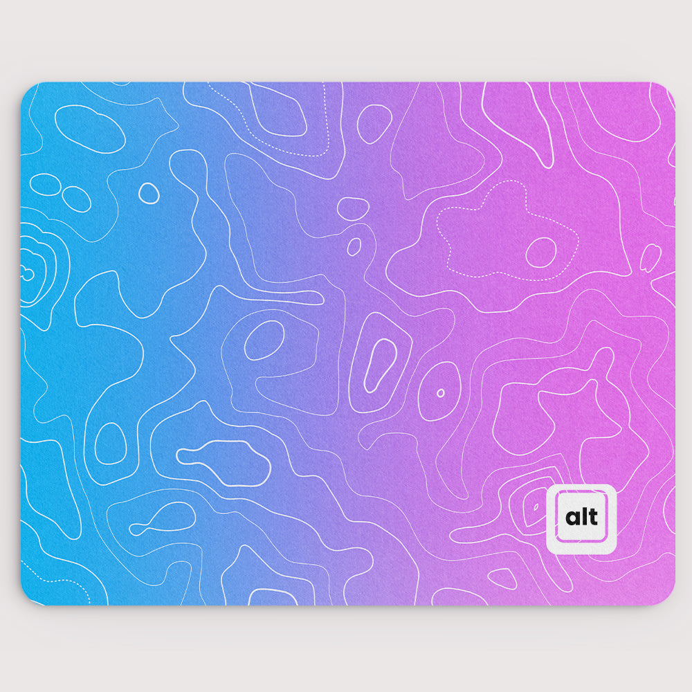 Damascus Cotton Candy Mousepad