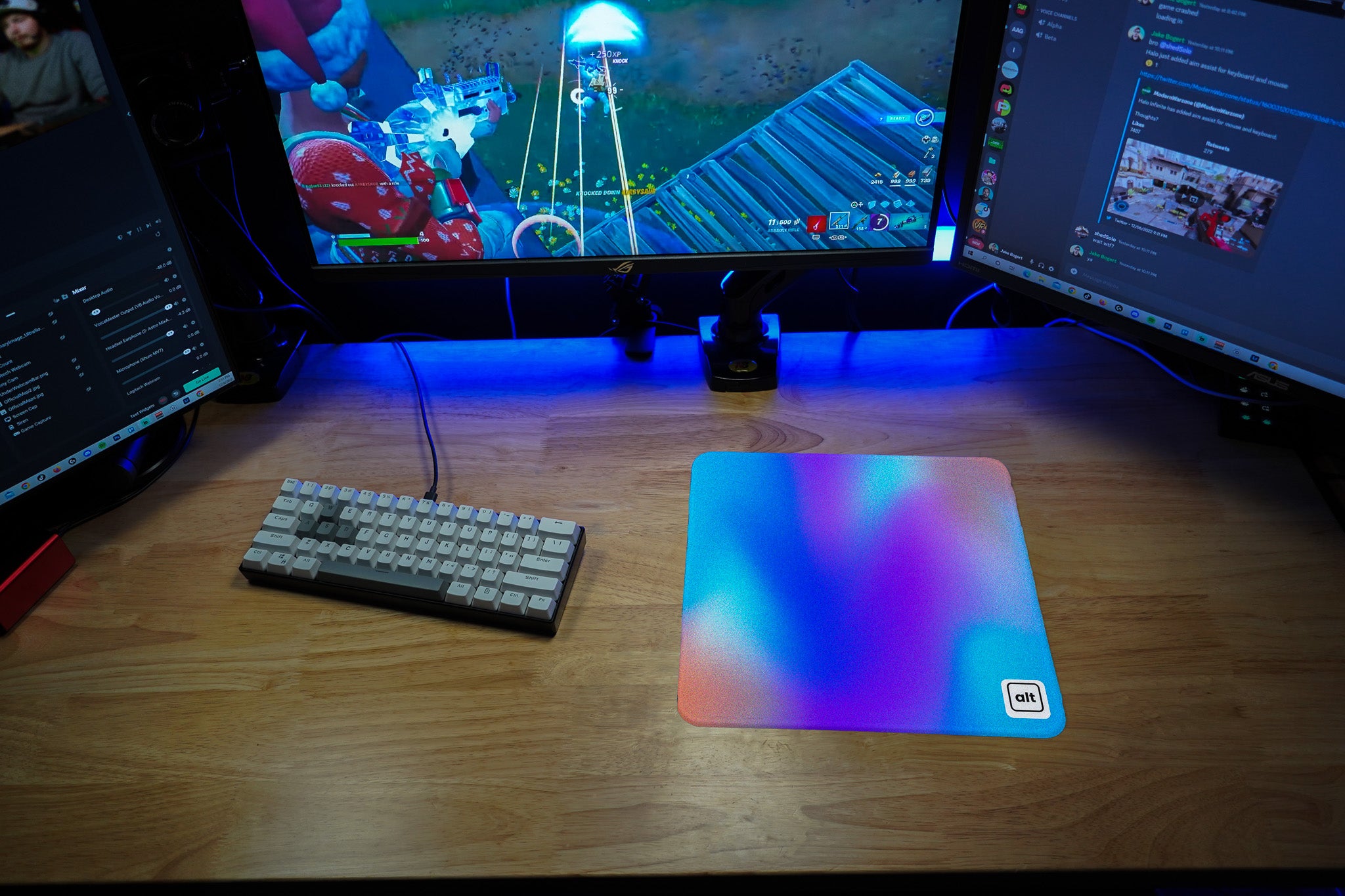 Blue Poise Mousepad