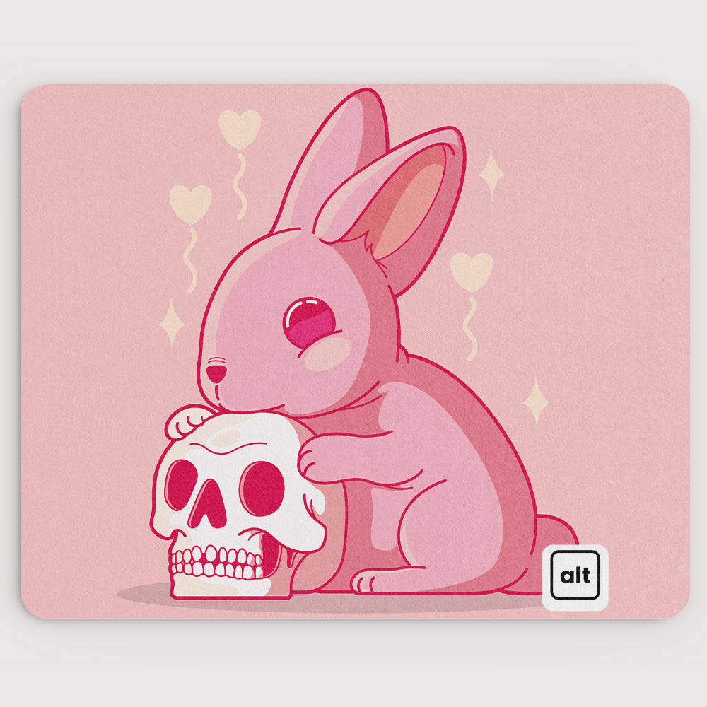 Bunny Skull Mousepad