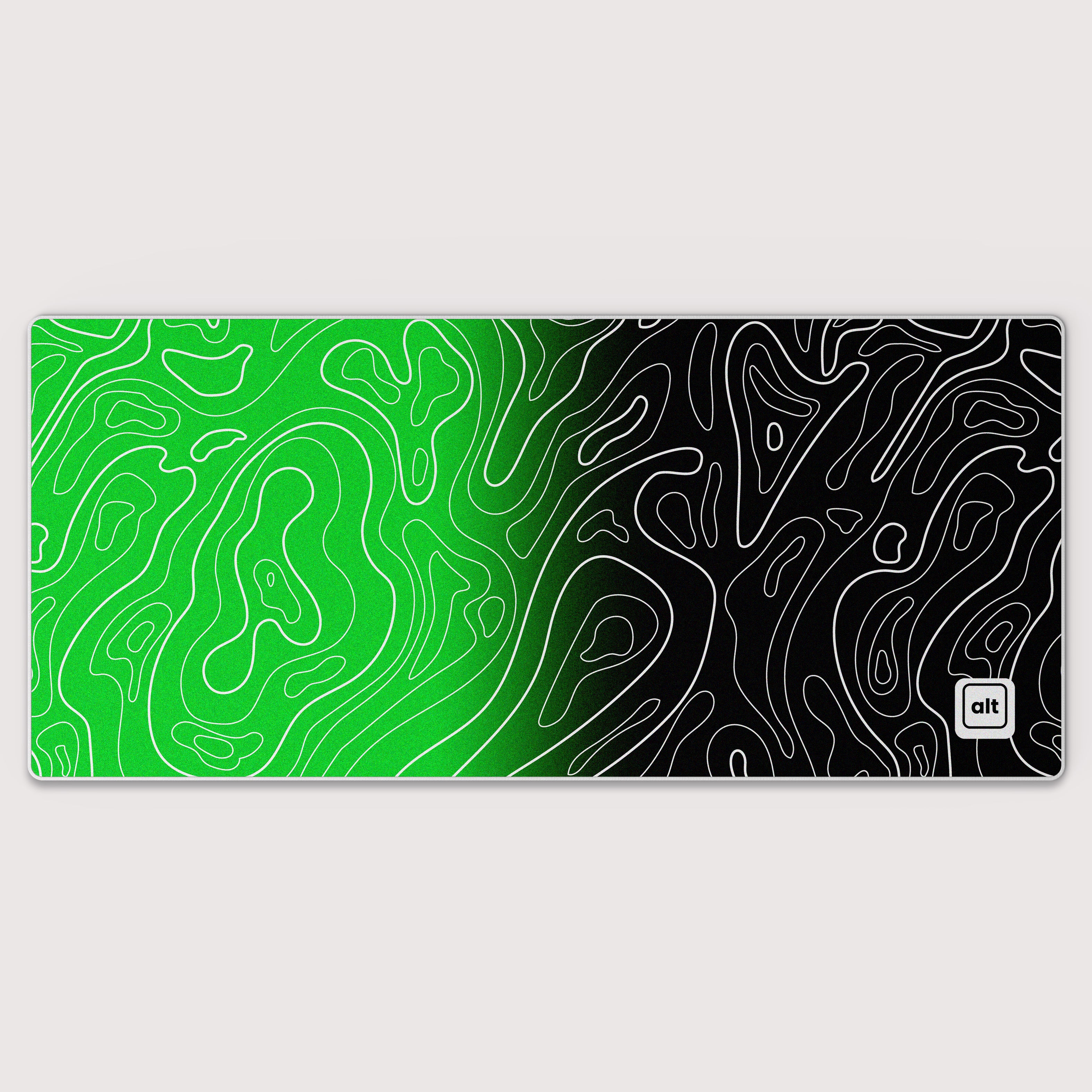 Shamrock Ombre Damascus Mousepad