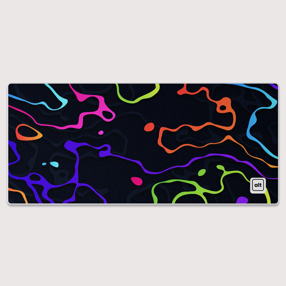 Neon Splash Mousepad