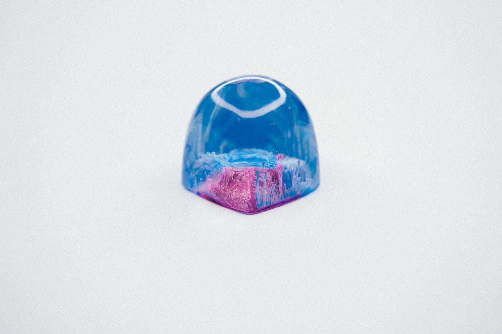 Blue Jelly Artisan Keycap - Gaming Keyboards