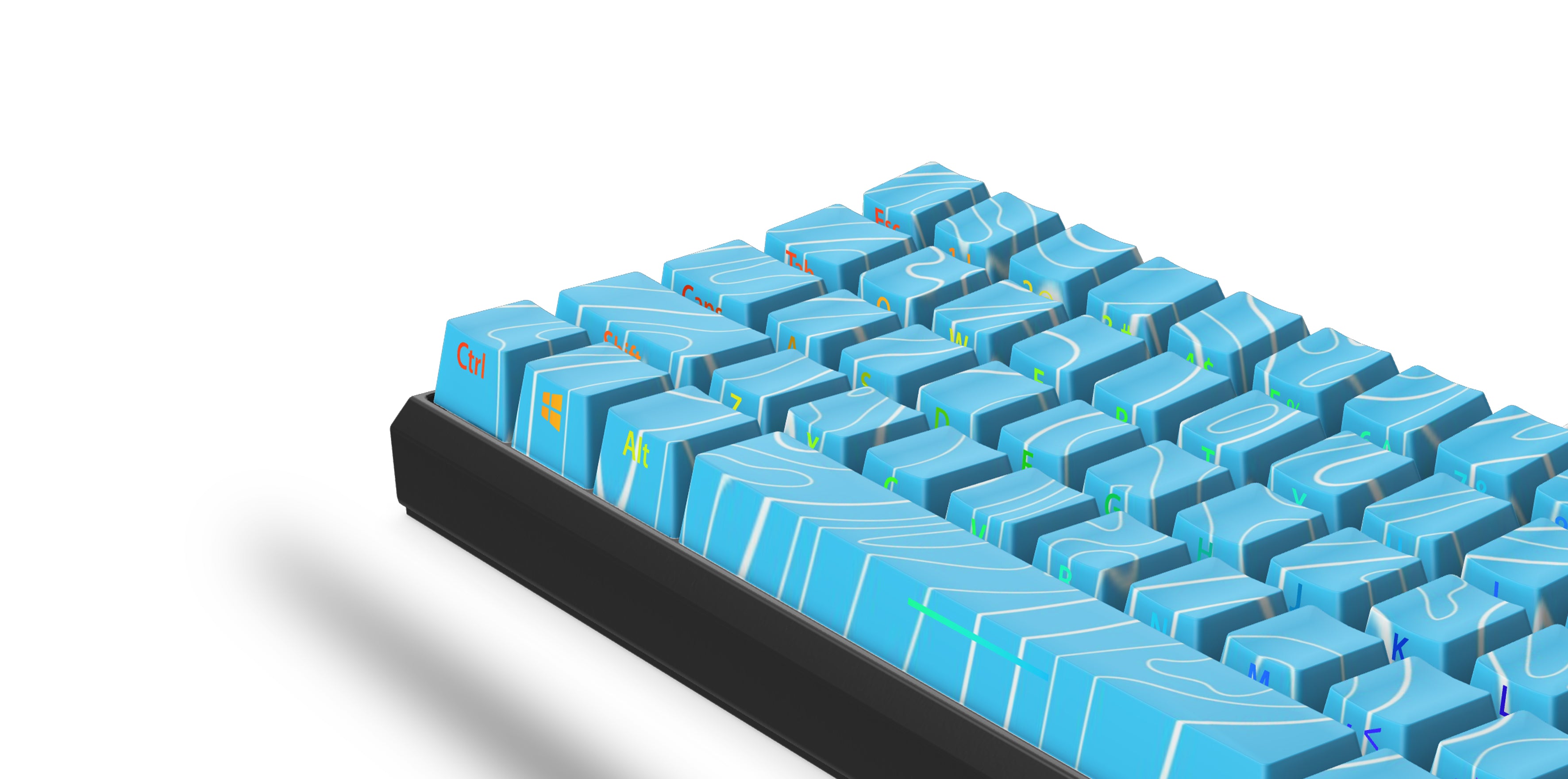 Blue Damascus T60 + XXL SpeedMat Combo