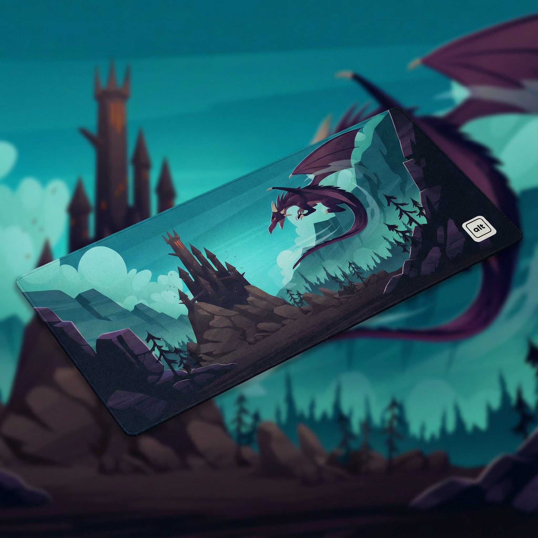 Dragon Invasion Mousepad