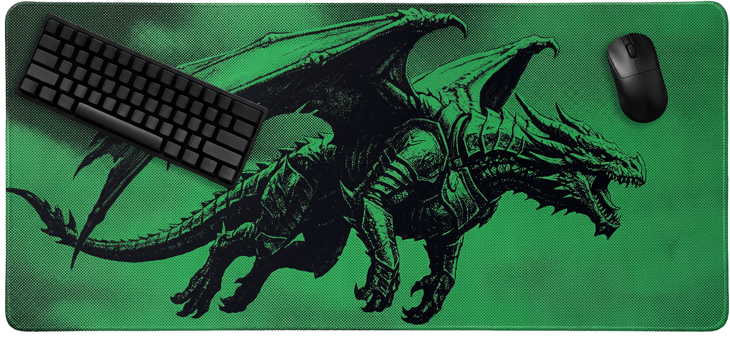 Void Dragon Green Mousepad