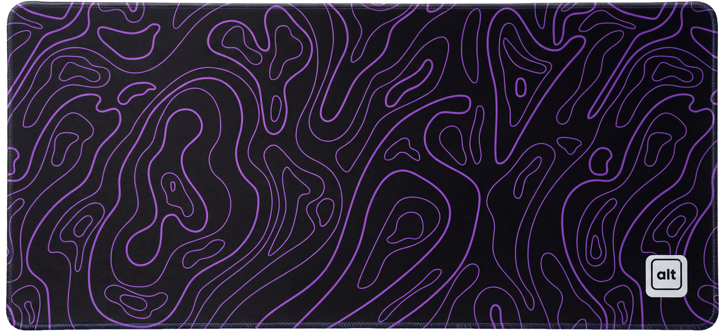 Purple Black Damascus Mousepad
