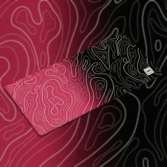 Pink Ombre Damascus Mousepad - [alt_customs]