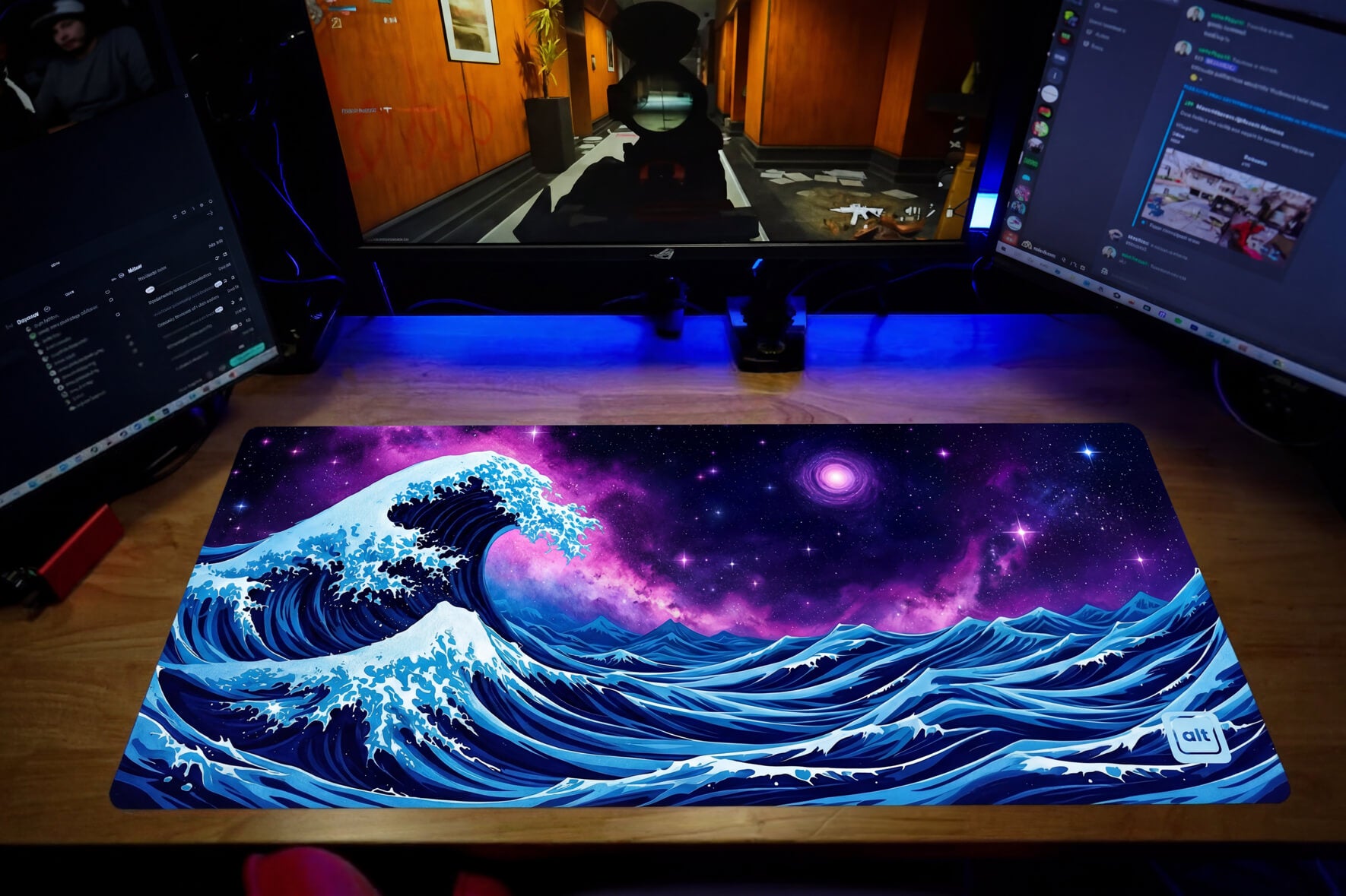 Galaxy Waves Mousepad - [alt_customs]