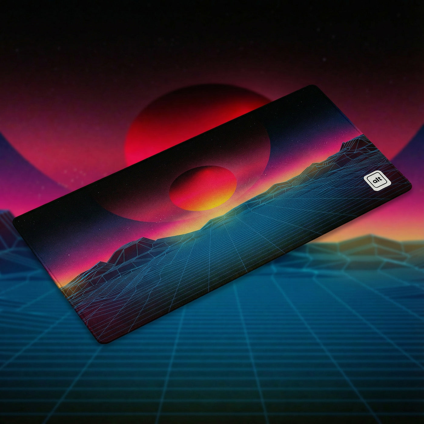 Synth Waves Mousepad - [alt_customs]