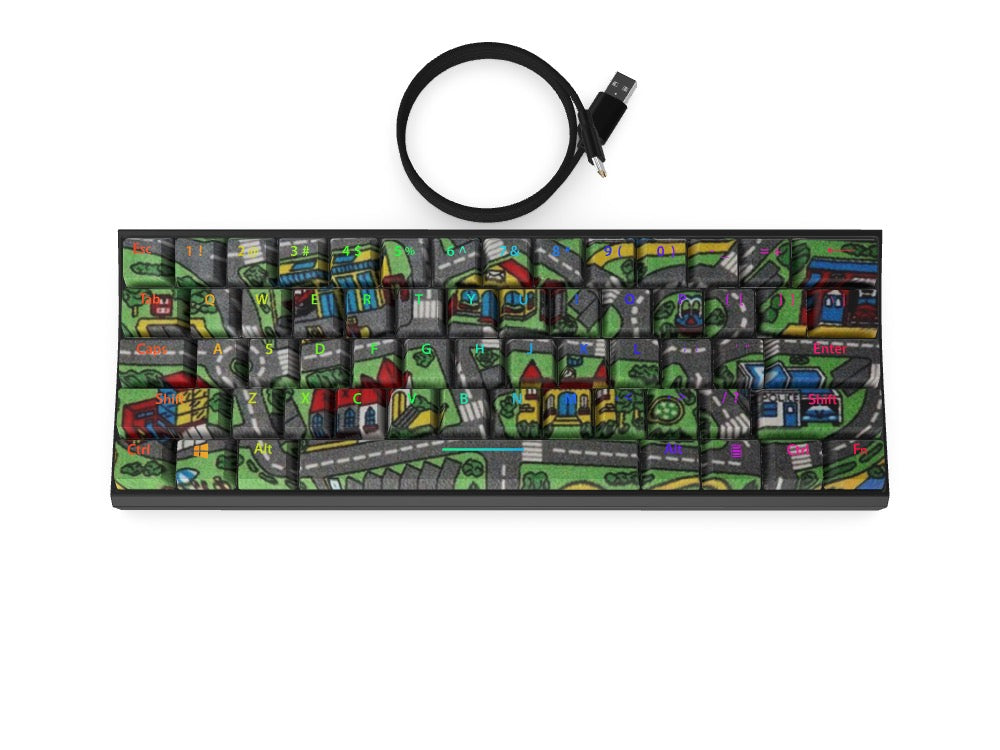 T60 Keyboard - Custom Design Ref: ADFOBWK - [alt_customs]