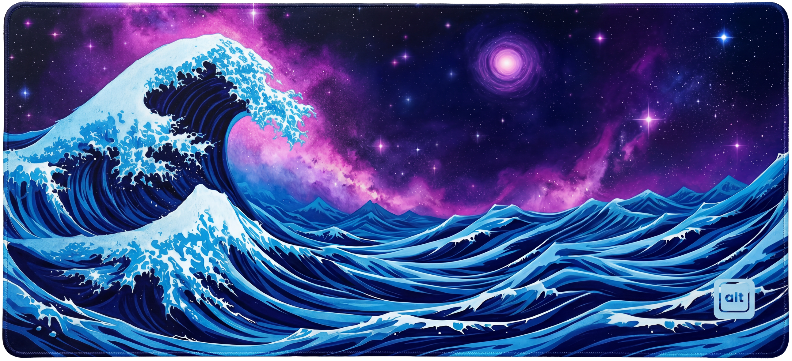 Galaxy Waves Mousepad - [alt_customs]