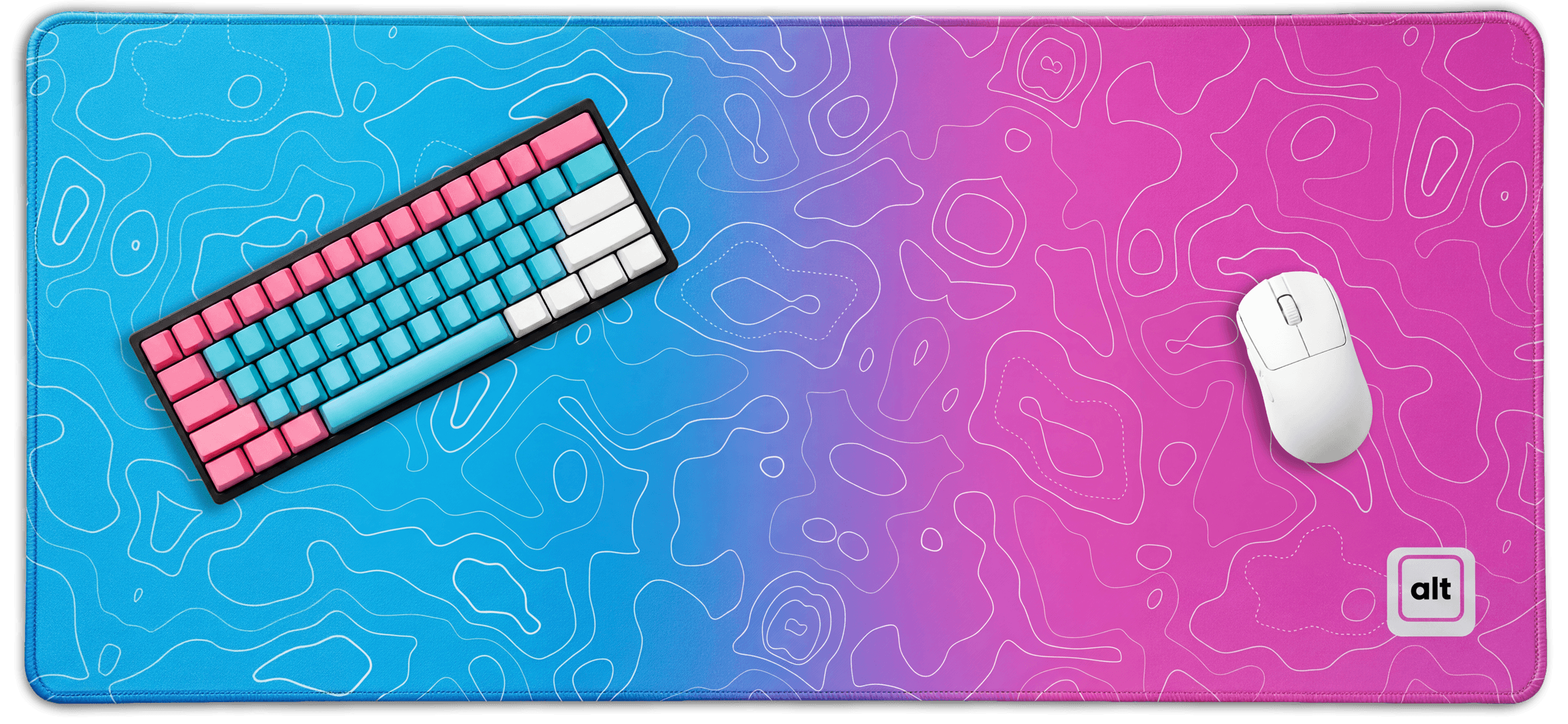 Damascus Cotton Candy Mousepad