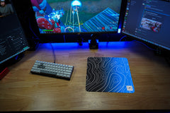 Bisman Ombre Damascus Mousepad - [alt_customs]