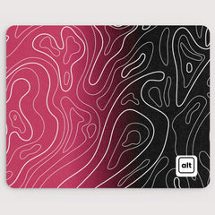 Pink Ombre Damascus Mousepad - [alt_customs]