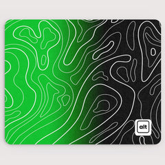 Shamrock Ombre Damascus Mousepad - [alt_customs]