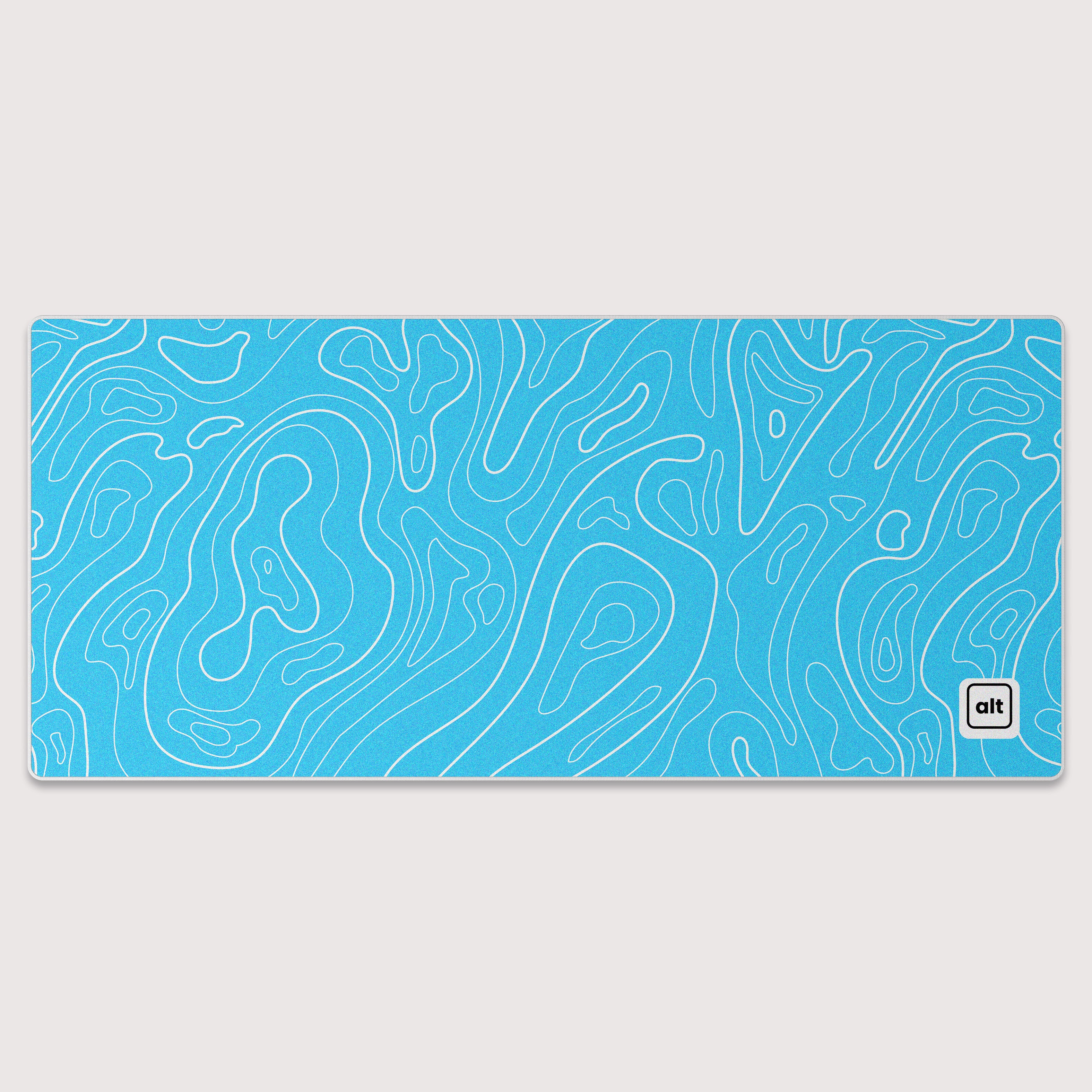Blue Damascus Mousepad