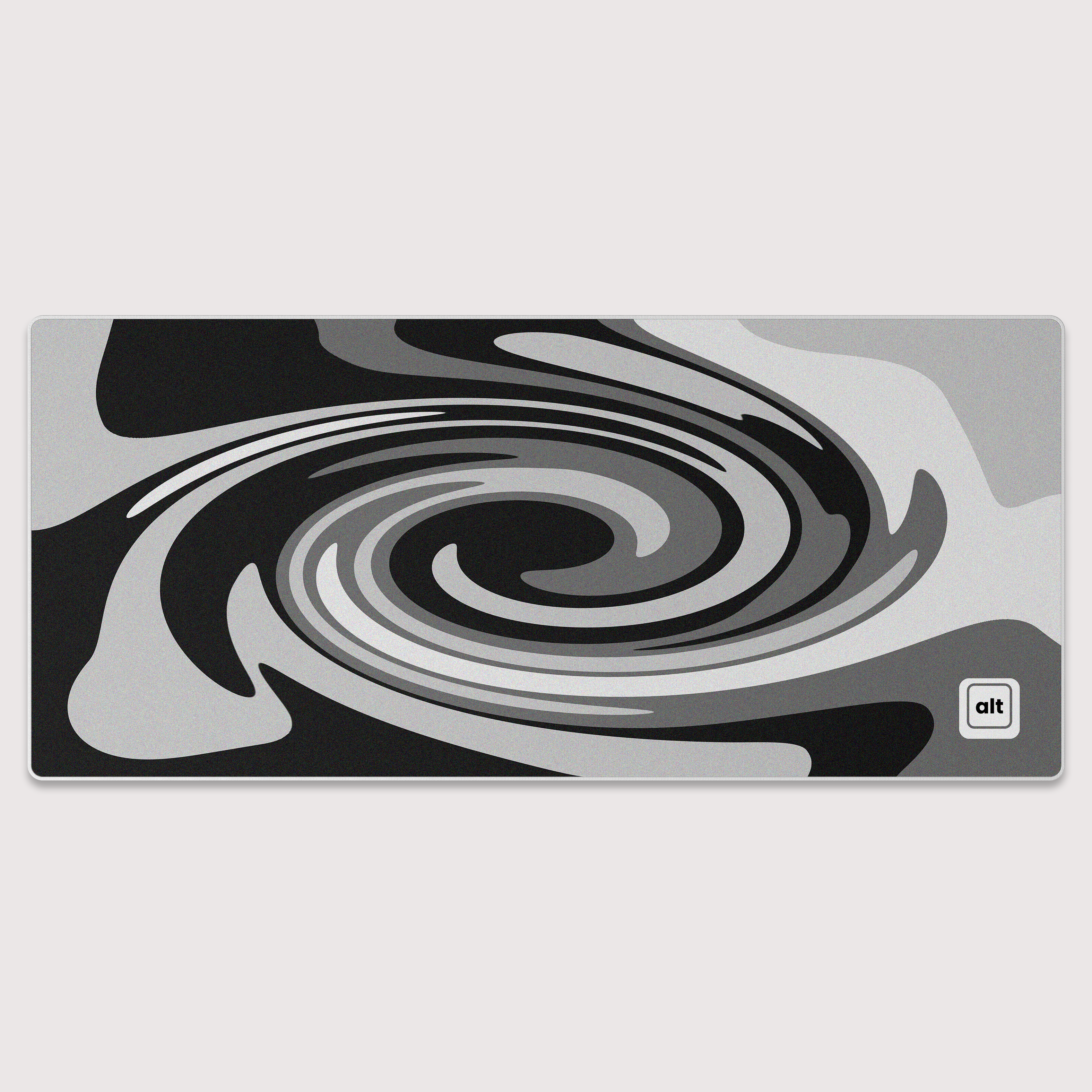 Twisted Grayscale Mousepad