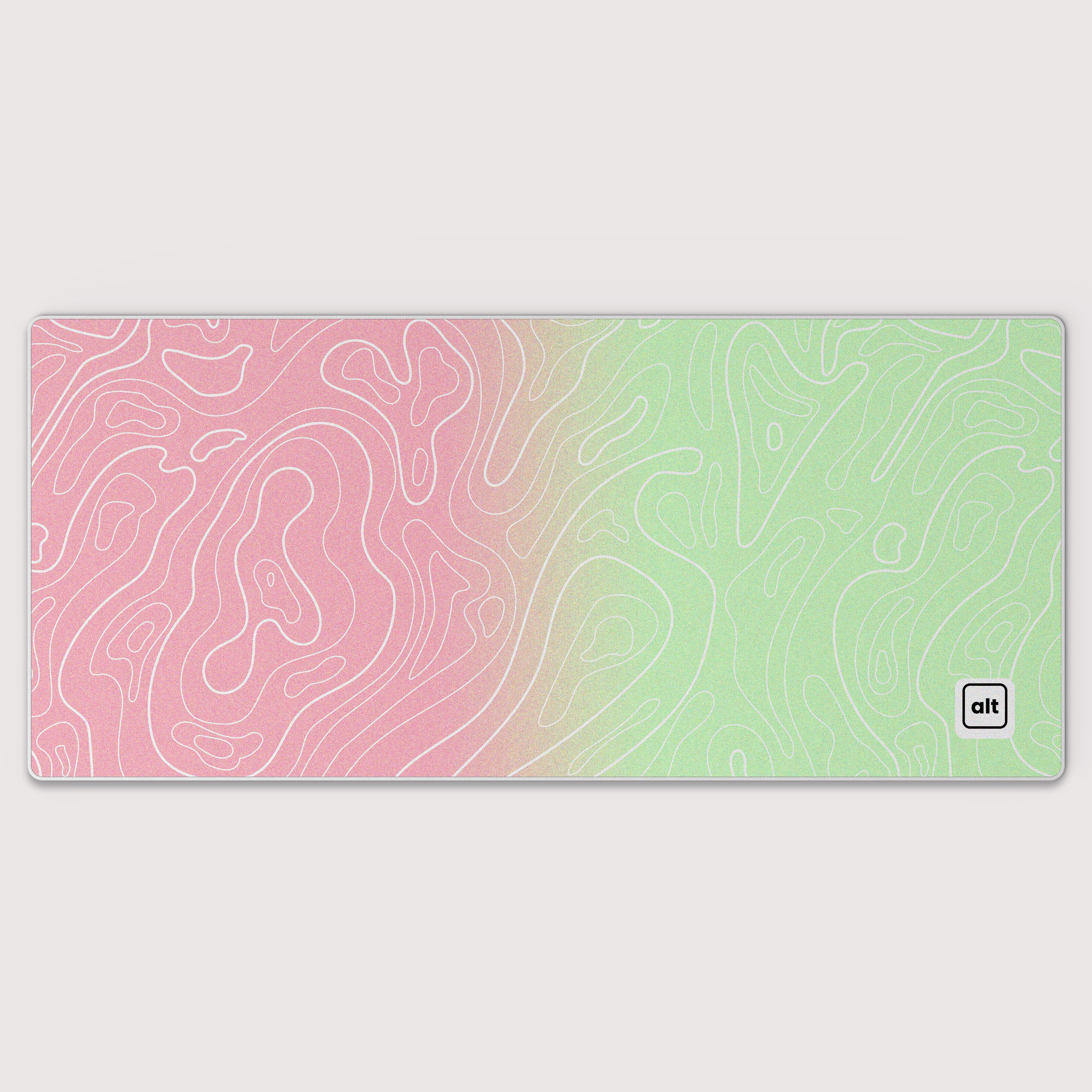 Watermelon Ombre Damascus Mousepad