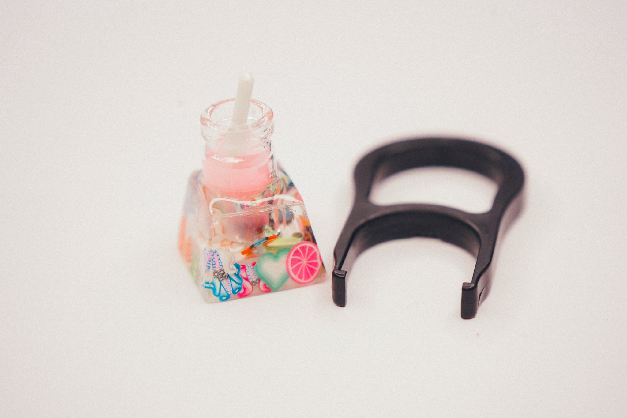 Pink Boba Artisan Keycap - Gaming Keyboards