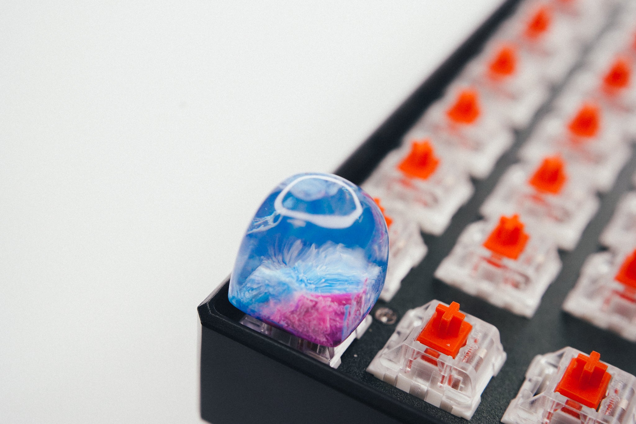 Blue Jelly Artisan Keycap - Gaming Keyboards