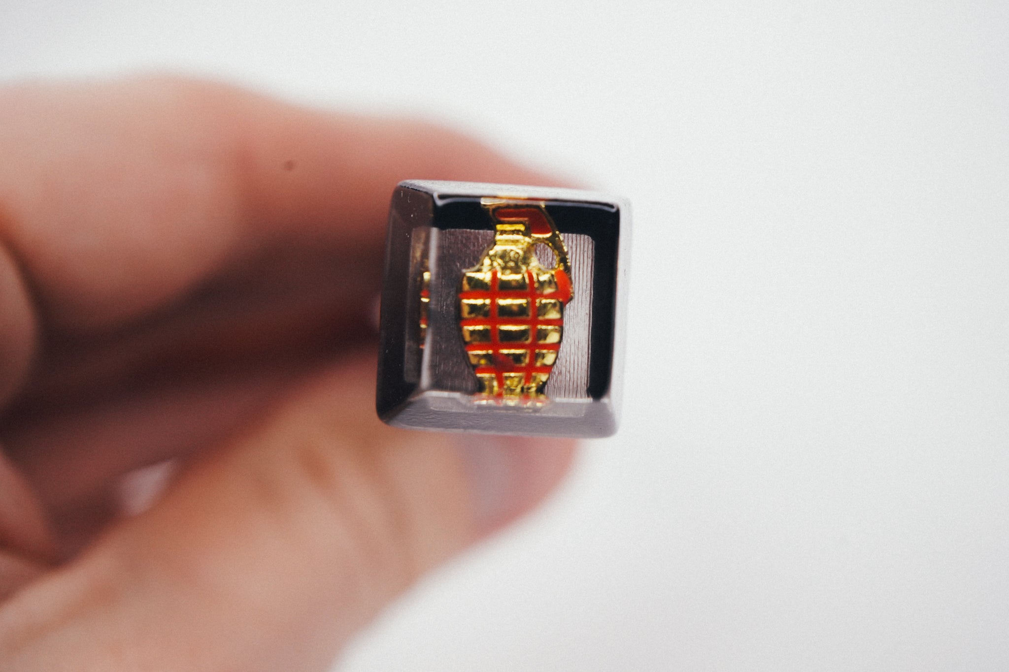 Golden Grenade Jelly Artisan Keycap - Gaming Keyboards
