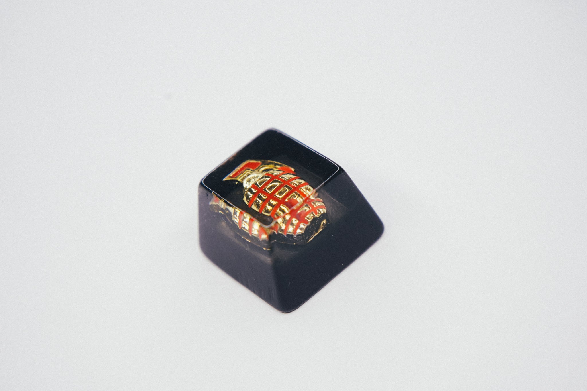Golden Grenade Jelly Artisan Keycap - Gaming Keyboards