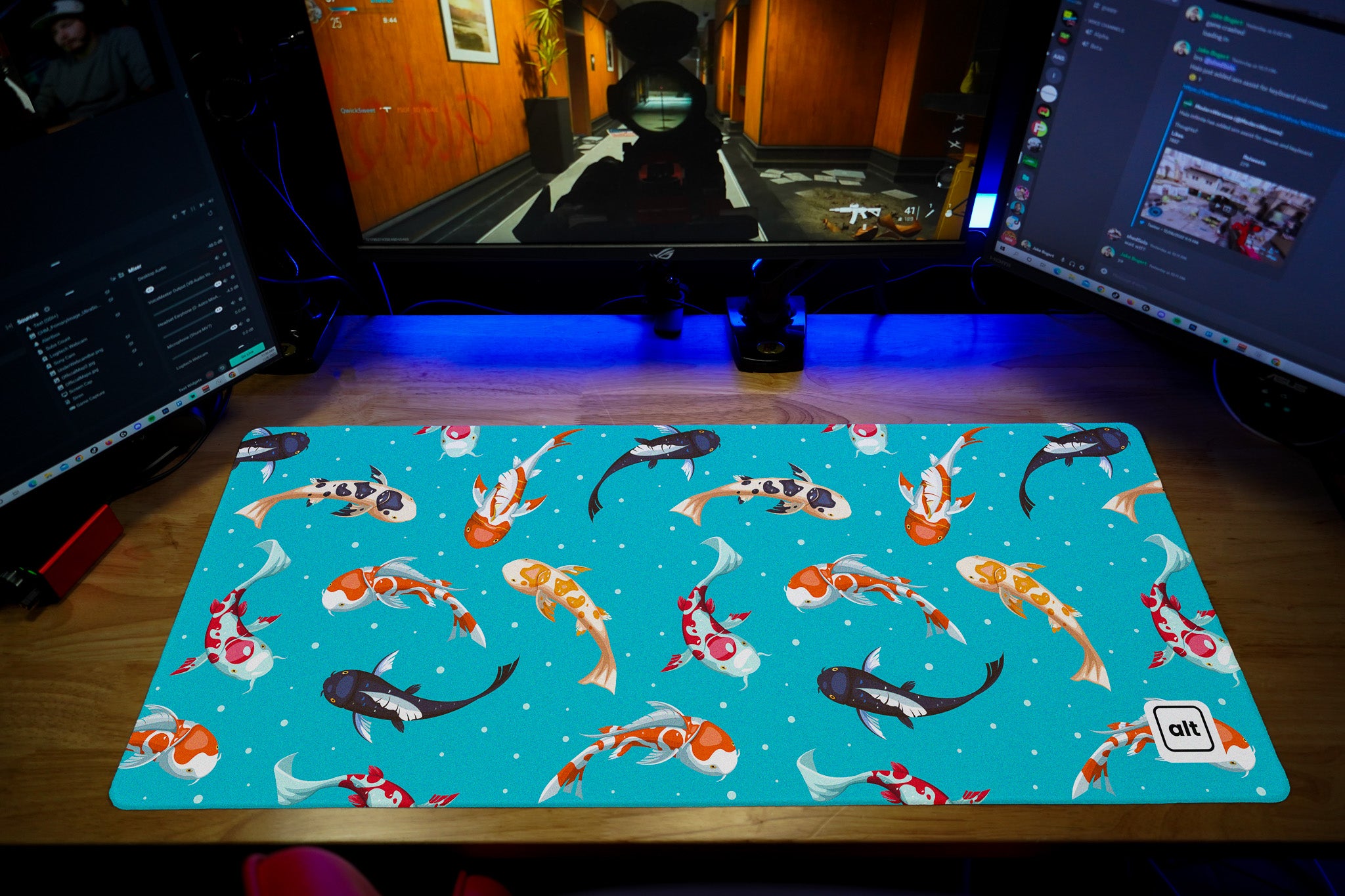 Koi Pond Mousepad