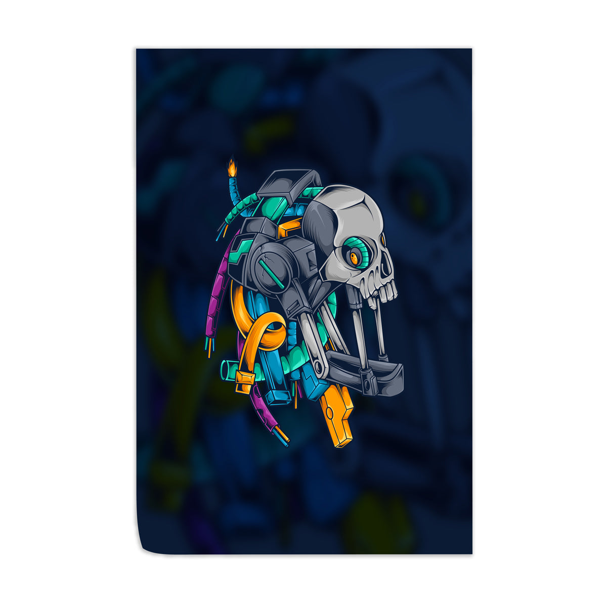 Cyber Skull Wall Art - [alt_customs]