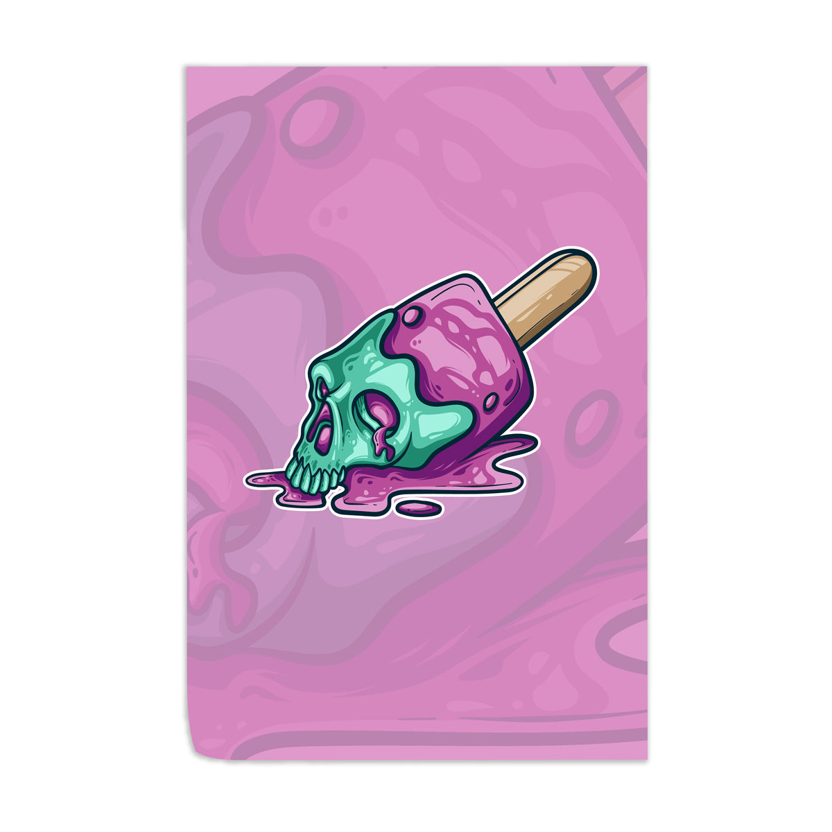 Ice Cream Skull Wall Art - [alt_customs]